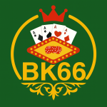 BK66 Game official logo showing a bold emblem with glowing effects and casino-style graphics